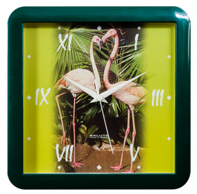 Часы настенные П-А3.1-305 Фламинго в Нерюнгри - neryungri.katalogmebeli.com | фото