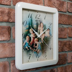 Часы настенные П-А7-327 Ангелы в Нерюнгри - neryungri.katalogmebeli.com | фото
