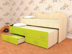 Детская двухместная кровать Нимфа в Нерюнгри - neryungri.katalogmebeli.com | фото