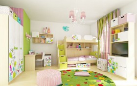 Детская комната Флёр (Белый/корпус Клен) в Нерюнгри - neryungri.katalogmebeli.com | фото 6