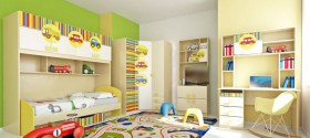 Детская комната Клаксон (Бежевый/корпус Клен) в Нерюнгри - neryungri.katalogmebeli.com | фото 5