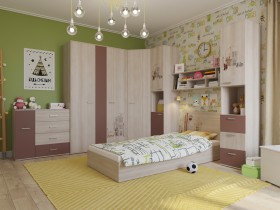 Детская комната Лимбо-1 в Нерюнгри - neryungri.katalogmebeli.com | фото 2