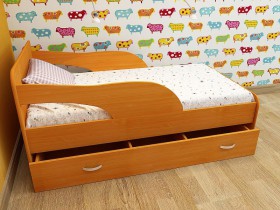 Кровать детская Максимка Млечный дуб/Венге в Нерюнгри - neryungri.katalogmebeli.com | фото 4