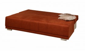 Диван - кровать "Асти" (замша дельта терракота) вариант №1/осн. в Нерюнгри - neryungri.katalogmebeli.com | фото 4