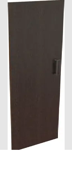 Дверь из ЛДСП к узкому стеллажу К-974. Ф Венге в Нерюнгри - neryungri.katalogmebeli.com | фото