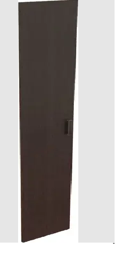 Дверь из ЛДСП к узкому стеллажу К-975. Ф Венге в Нерюнгри - neryungri.katalogmebeli.com | фото