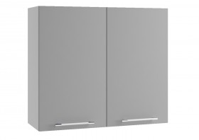 Гарда П 800 шкаф верхний (Белый Эмалит/корпус Серый) в Нерюнгри - neryungri.katalogmebeli.com | фото 1