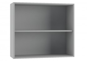 Гарда П 800 шкаф верхний (Белый Эмалит/корпус Серый) в Нерюнгри - neryungri.katalogmebeli.com | фото 2