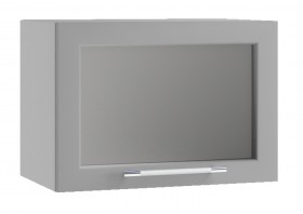 Гарда ПГС 500 шкаф верхний горизонтальный со стеклом Джинс в Нерюнгри - neryungri.katalogmebeli.com | фото