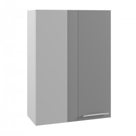 Гарда ВПУ 650 шкаф верхний угловой высокий (Ваниль/корпус Серый) в Нерюнгри - neryungri.katalogmebeli.com | фото
