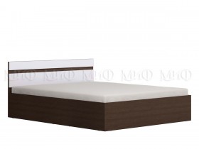Ким кровать 1,4 (Венге/белый глянец) в Нерюнгри - neryungri.katalogmebeli.com | фото
