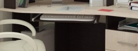 Компьютерный стол Каспер (венге/лоредо) в Нерюнгри - neryungri.katalogmebeli.com | фото 4