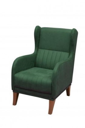 Кресло для отдыха ЕвроМагнат (замша дельта изумруд)/осн. в Нерюнгри - neryungri.katalogmebeli.com | фото