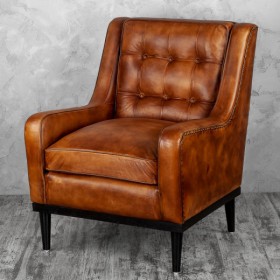 Кресло кожаное Элегант (Бордовый) в Нерюнгри - neryungri.katalogmebeli.com | фото 4
