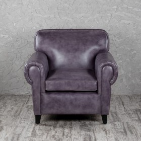 Кресло кожаное Элегант (Фиолетовый) в Нерюнгри - neryungri.katalogmebeli.com | фото 4