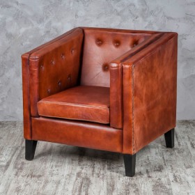 Кресло кожаное Лофт Аристократ (ширина 1100 мм) в Нерюнгри - neryungri.katalogmebeli.com | фото 2