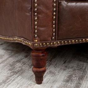 Кресло кожаное Лофт Аристократ (ширина 1100 мм) в Нерюнгри - neryungri.katalogmebeli.com | фото 3