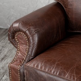 Кресло кожаное Лофт Аристократ (ширина 1100 мм) в Нерюнгри - neryungri.katalogmebeli.com | фото 5