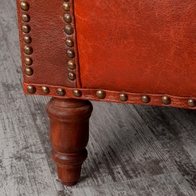 Кресло кожаное Лофт Аристократ (кожа буйвола) в Нерюнгри - neryungri.katalogmebeli.com | фото 4