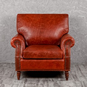 Кресло кожаное Лофт Аристократ (кожа буйвола) в Нерюнгри - neryungri.katalogmebeli.com | фото 8