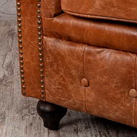 Кресло кожаное Лофт Честер (кожа буйвола) в Нерюнгри - neryungri.katalogmebeli.com | фото 3