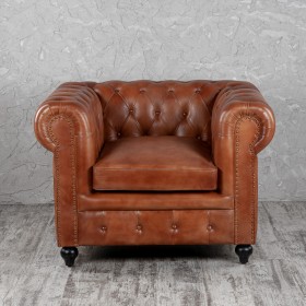 Кресло кожаное Лофт Честер (кожа) в Нерюнгри - neryungri.katalogmebeli.com | фото 6