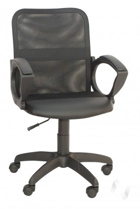 Кресло компьютерное Элегия М2 (черный/ткань сетка черная) в Нерюнгри - neryungri.katalogmebeli.com | фото