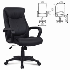 Кресло офисное BRABIX Enter EX-511 (черный) в Нерюнгри - neryungri.katalogmebeli.com | фото