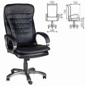 Кресло офисное BRABIX Omega EX-589 (черное) в Нерюнгри - neryungri.katalogmebeli.com | фото 1