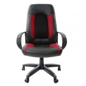 Кресло офисное BRABIX Strike EX-525 (черно-красный) в Нерюнгри - neryungri.katalogmebeli.com | фото 2