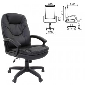 Кресло офисное BRABIX Trend EX-568 (черный) в Нерюнгри - neryungri.katalogmebeli.com | фото