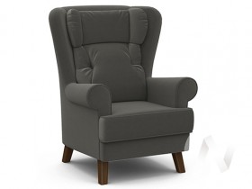 Кресло отдыха Комфорт-2 (орех лак/ULTRA GRAFIT) в Нерюнгри - neryungri.katalogmebeli.com | фото 1