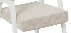 Кресло «Техас 1» (Белый матовый/Микровелюр Jercy Cream №208) в Нерюнгри - neryungri.katalogmebeli.com | фото 3