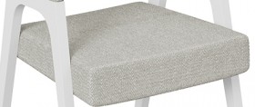 Кресло «Техас 1» (Белый матовый/Шенилл Estetica Moonstone №221) в Нерюнгри - neryungri.katalogmebeli.com | фото 3