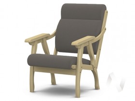 Кресло Вега-10 (бесцветный лак/ULTRA STONE) в Нерюнгри - neryungri.katalogmebeli.com | фото 1