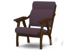 Кресло Вега-10 (орех лак/ULTRA PLUM) в Нерюнгри - neryungri.katalogmebeli.com | фото