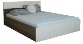 Кровать 0,8м Юнона с настилом (Венге / Дуб) в Нерюнгри - neryungri.katalogmebeli.com | фото 2