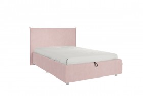 Кровать 1,2 Квест (Нежно-розовый велюр/под-мех) в Нерюнгри - neryungri.katalogmebeli.com | фото