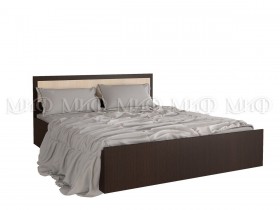 Кровать 1,4 Фиеста (Венге/Дуб беленый) в Нерюнгри - neryungri.katalogmebeli.com | фото 1
