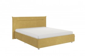 Кровать 1,6 Альба с основанием (Медовый велюр) в Нерюнгри - neryungri.katalogmebeli.com | фото