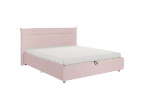 Кровать 1,6 Альба (Нежно-розовый велюр/под-мех) в Нерюнгри - neryungri.katalogmebeli.com | фото 1
