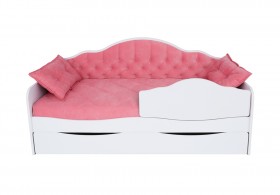 Кровать 170 серии Иллюзия Лайт 1 ящик 89 Розовый (подушки) в Нерюнгри - neryungri.katalogmebeli.com | фото 1