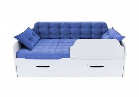 Кровать 170 серии Спорт Лайт 1 ящик 85 Синий (подушки) в Нерюнгри - neryungri.katalogmebeli.com | фото