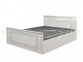 Кровать Афина-1 1,4 м (Белый/Белый глянец) в Нерюнгри - neryungri.katalogmebeli.com | фото 1
