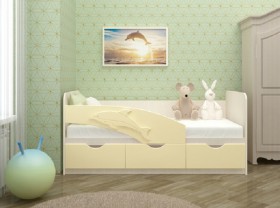 Кровать детская 1,6м Дельфин (Розовый металлик) в Нерюнгри - neryungri.katalogmebeli.com | фото 6