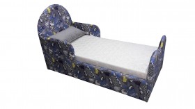 Кровать детская Соня (Печать Филин (синий), 1 категория) в Нерюнгри - neryungri.katalogmebeli.com | фото