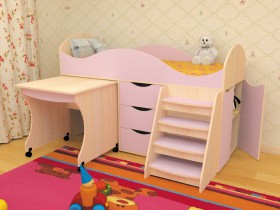 Кровать детская Тошка в Нерюнгри - neryungri.katalogmebeli.com | фото
