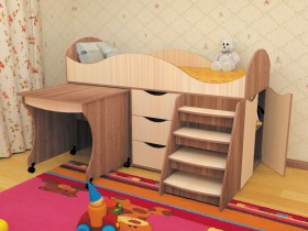 Кровать детская Тошка в Нерюнгри - neryungri.katalogmebeli.com | фото 2