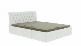 Кровать Дженни 1,6м с ПМ (белый) в Нерюнгри - neryungri.katalogmebeli.com | фото 5