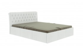 Кровать Дженни 1,6м с ПМ (белый) в Нерюнгри - neryungri.katalogmebeli.com | фото